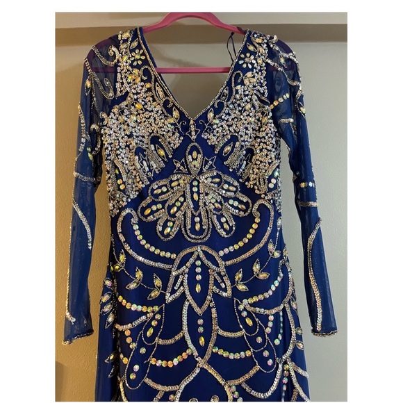 Sahani Kaftan Sequin Evening Gown - Picture 1 of 4